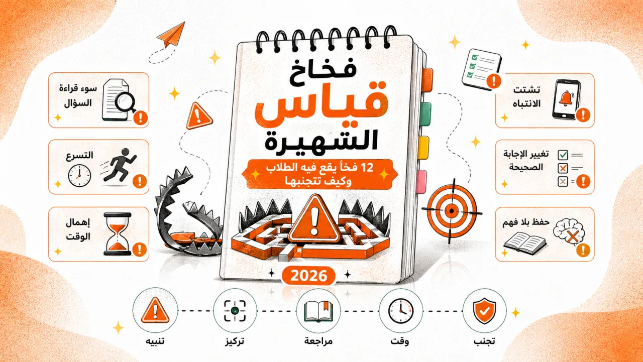 فخاخ قياس الشهيرة: 12 فخاً يقع فيه الطلاب وكيف تتجنبها