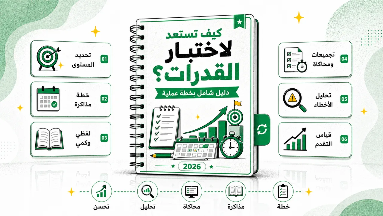 كيف تستعد لاختبار القدرات؟ دليل شامل بخطة مذاكرة عملية
