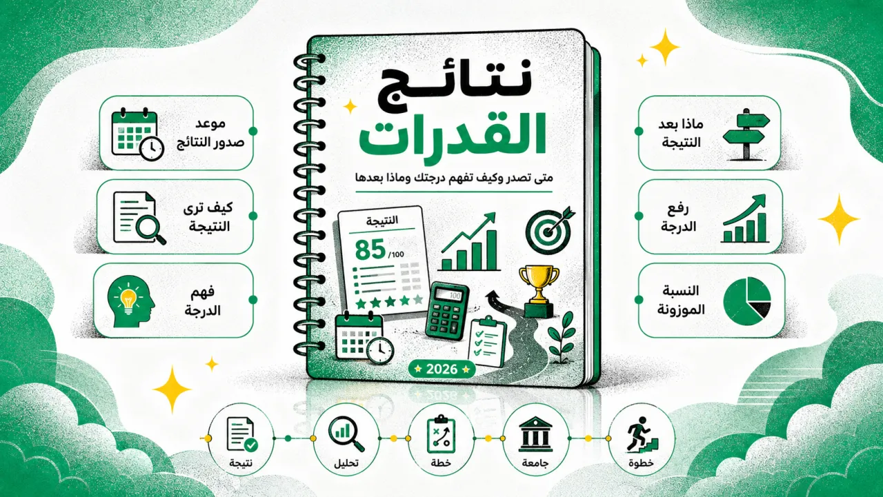 نتائج القدرات: متى تصدر وكيف تفهم درجتك وماذا بعدها