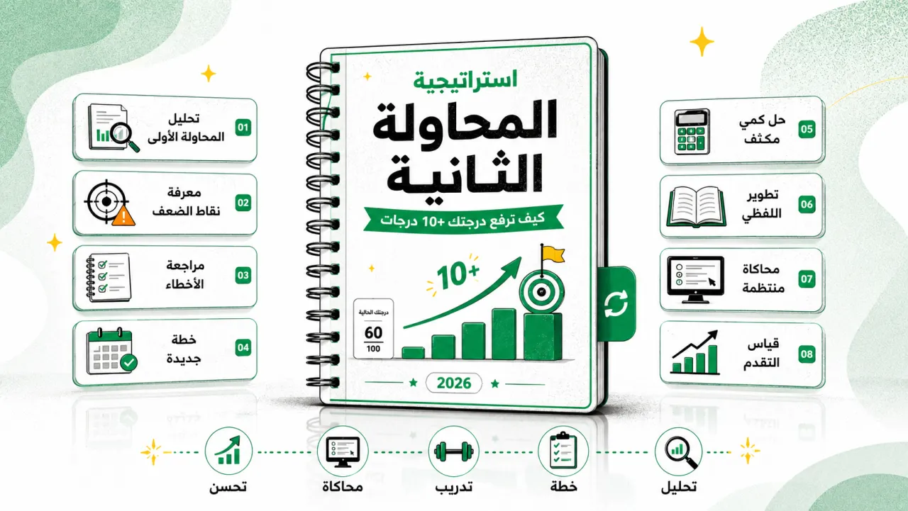 استراتيجية المحاولة الثانية: كيف ترفع درجتك 10+ درجات