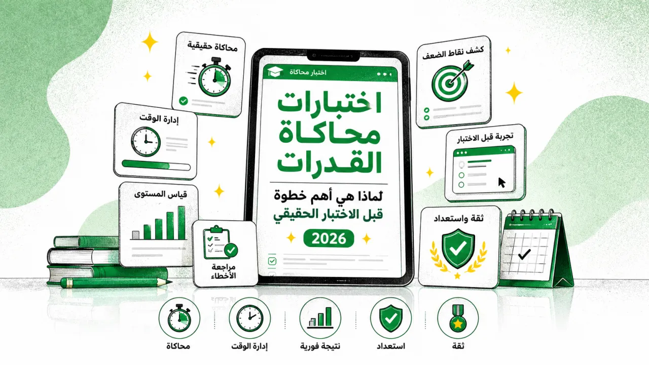 اختبارات محاكاة القدرات: لماذا هي أهم خطوة قبل الاختبار الحقيقي