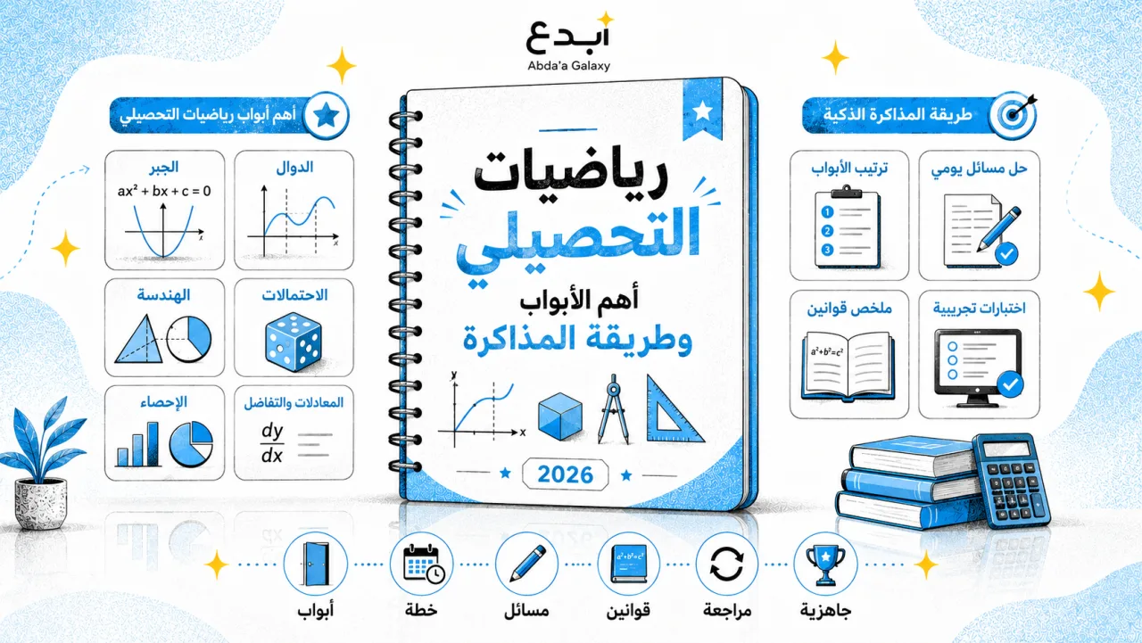 رياضيات التحصيلي: أهم الأبواب وطريقة المذاكرة
